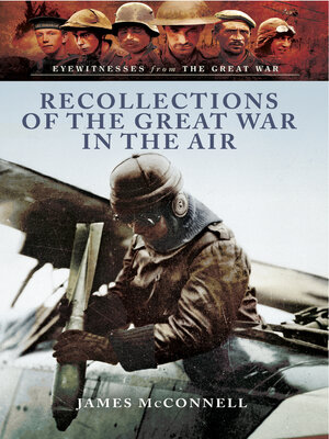 cover image of Recollections of the Great War in the Air